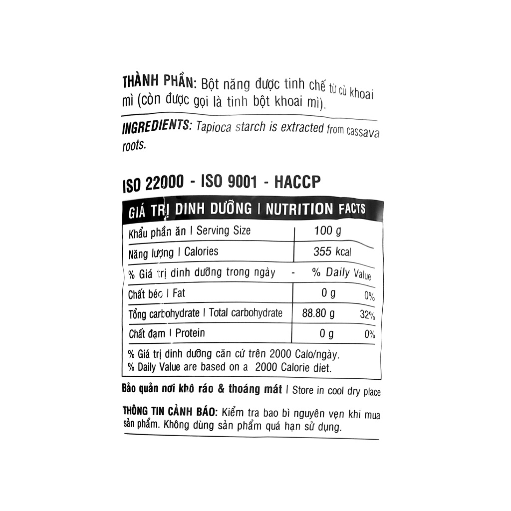 Bột năng Tài Ký gói 1 kg