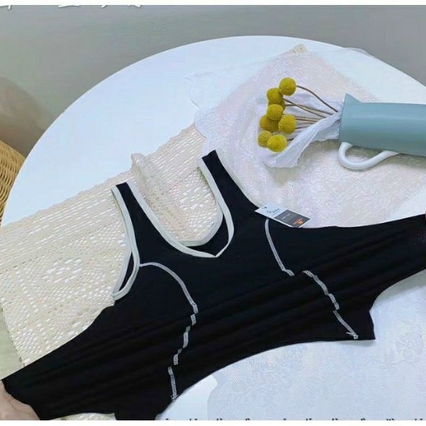 Bra nữ dáng dài phong cách thể thao, đồ mặc đi ngủ, ở nhà cho nữ siêu xinh hàng Quảng Châu cao cấp loại 1