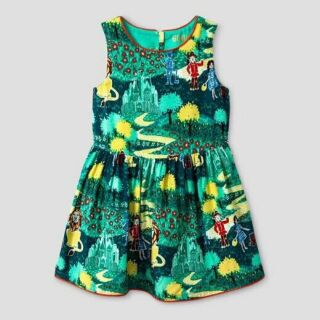 Đầm bé gái Genuine Kids from Oshkosh hoạ tiết khoét tim sau lưng