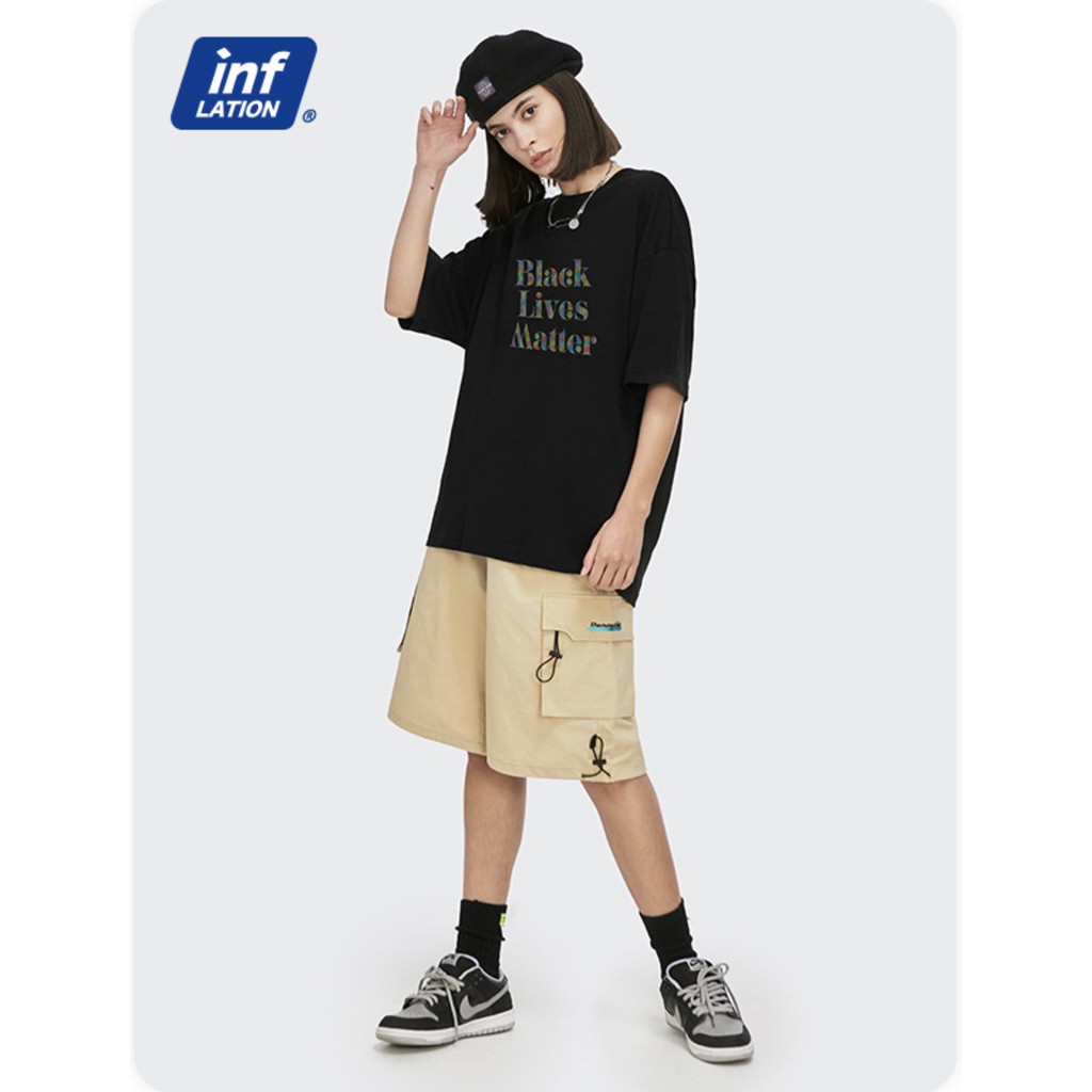 ⚡FREE SHIP⚡Áo Thun Tay Lỡ Dạ Quang Bắt Mắt Form Rộng UNISEX Dễ Phối  Đồ InFlation  Shop