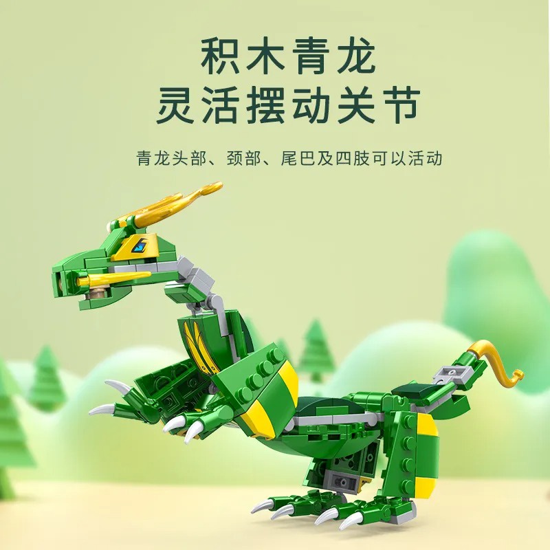 Đồ Chơi Lắp Ráp Hình Khủng Long Độc Đáo Cho Bé 3-6 Tuổi