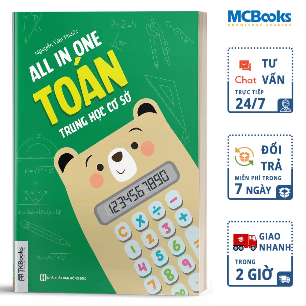 Sách - All in one - Toán THCS - Kèm App Học Online