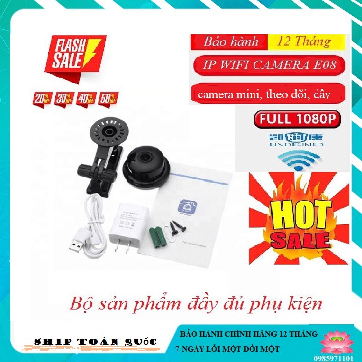 {ẢNH THẬT] Camera Chống Chộm, Camera Giám Sát E08 Mini Full HD 1080P | BigBuy360 - bigbuy360.vn