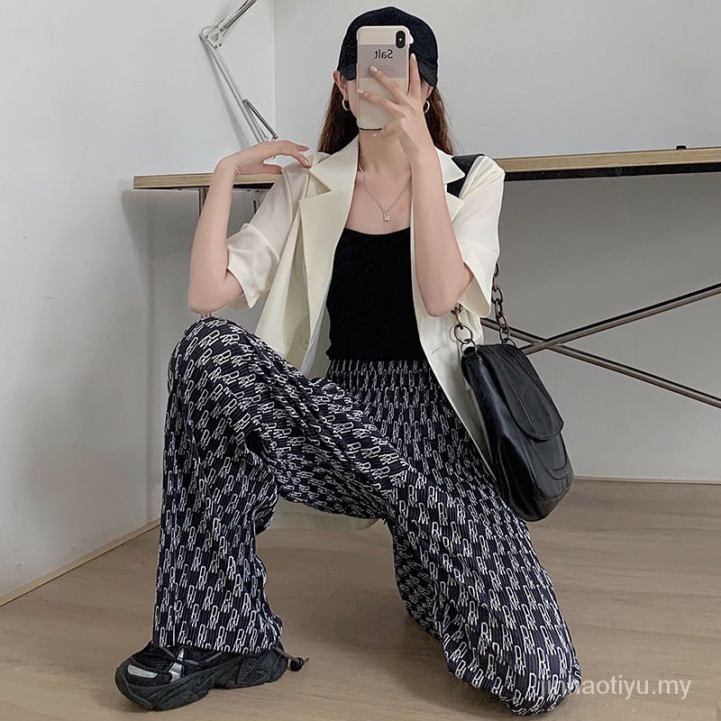 quần ống rộng Xẻ Tà Thời Trang Hàn Quốc Cho Nữ | BigBuy360 - bigbuy360.vn