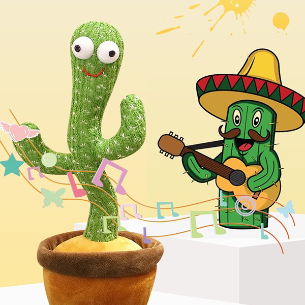 Đồ chơi xương rồng nhảy múa uốn lượn Dancing Cactus phát ra âm thanh vui nhộn biết nhại Sẵn sàng cổ phiếu Xương rồng xương rồng nhảy múa  chạy bằng pin Đầu nhảy múa Xe trang trí Bảng điều khiển trang trí Món quà đồ chơi cho trẻ em Đồ Chơi Thú Nhồi Bông Hì