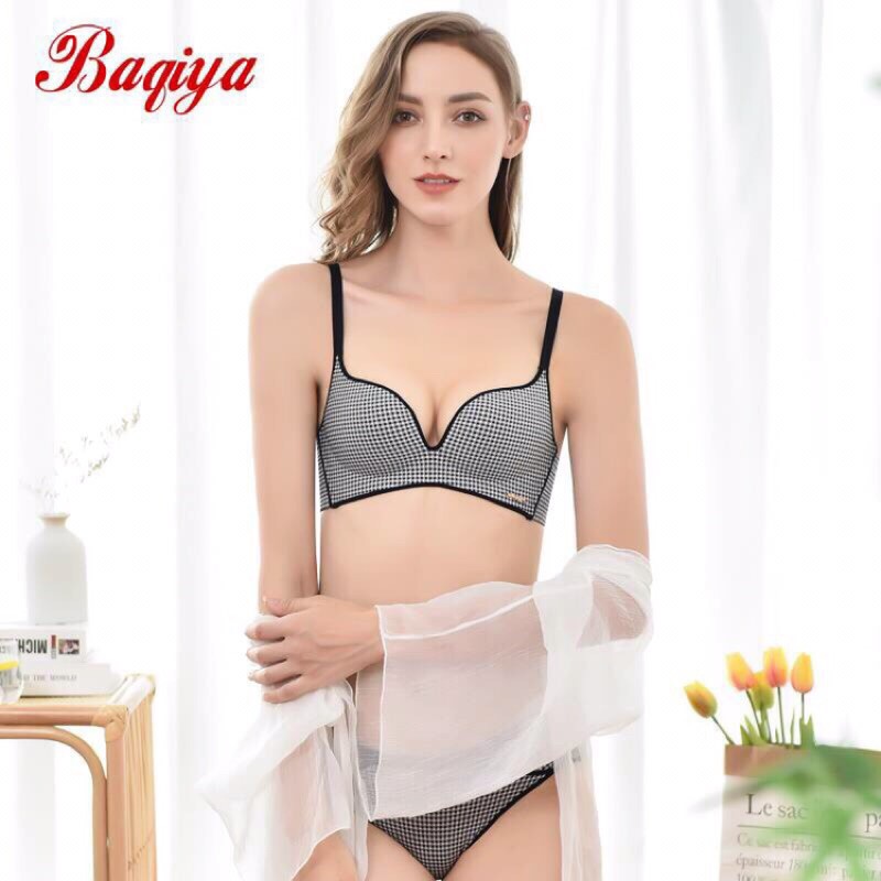 Áo Lót Su Thông Hơi Không Gọng Nâng Ngực Kẻ Ca Rô K68