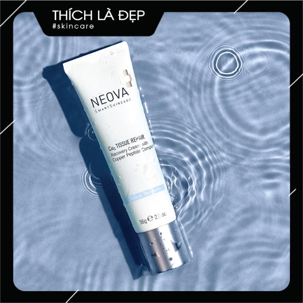 KEM PHỤC HỒI DA NEOVA CU3 TISSUE REPAIR TỔN THƯƠNG SAU LASER, BỎNG & MESOTHERAPY.