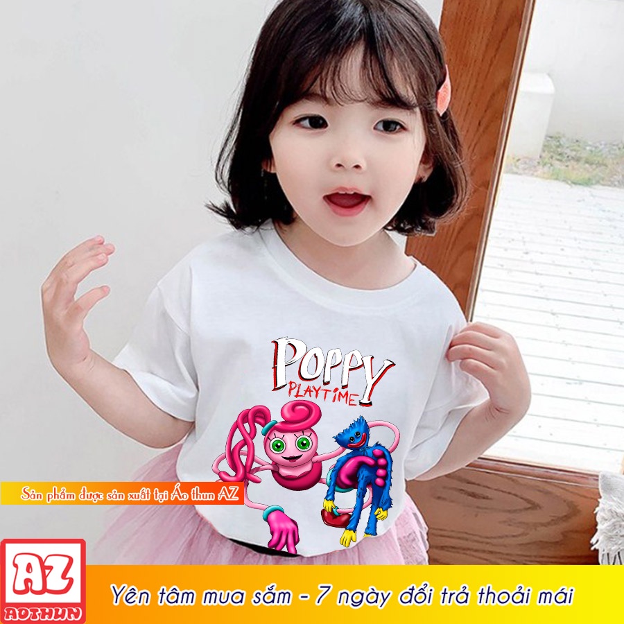 Áo thun trẻ em mommy long legs Poppy Playtime nhiều màu M3130