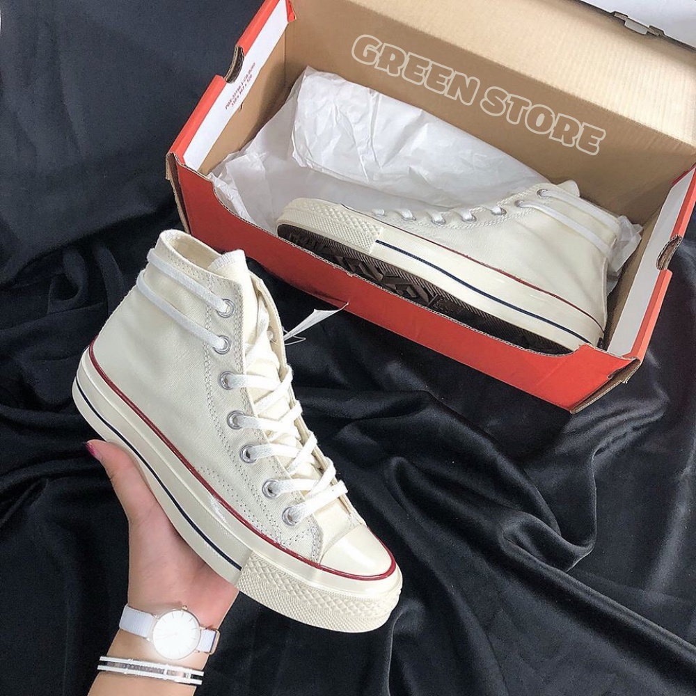 Giày Thể Thao Nam Nữ Cổ Cao CV Fear Of God Đen/ Trắng Cao Cổ. Green store