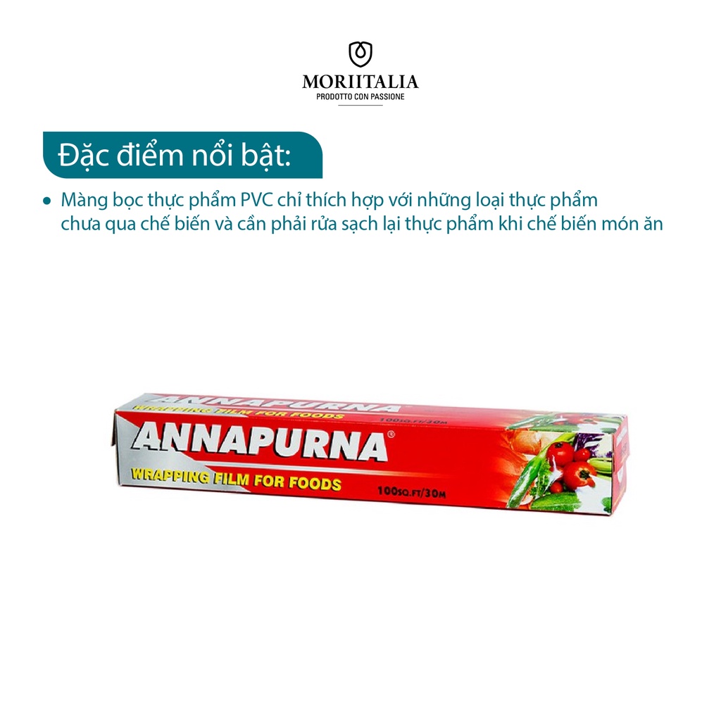 [Mã BMBAU50 giảm 7% đơn 99K] Màng bọc thực phẩm Annapurna chính hãng Moriitalia MBTP00070063