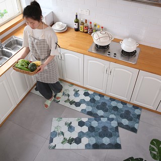 Thảm nhà bếp PVC giả da chống thấm, trơn trượt