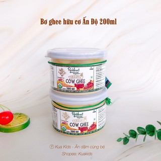 Bơ ghee hữu cơ ấn độ 200ml