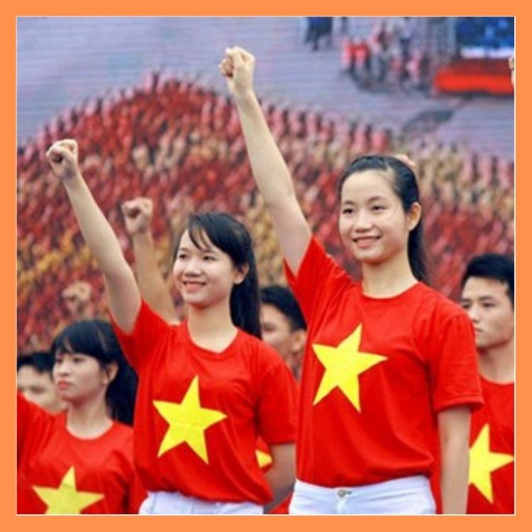 Áo cờ đỏ sao vàng, Áo tập Gym, Yoga, áo đồng phục đội nhóm, cổ vũ , hội thao số lượng lớn sẵn kèm video