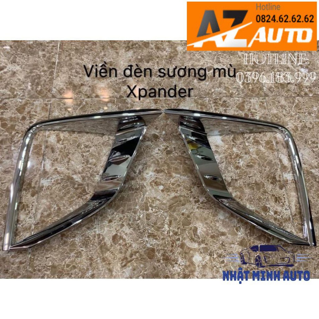 Bộ ốp viền đèn gầm/sương mù Mitsubishi Xpander mạ crom