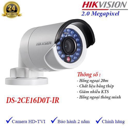 Camera Hikvision DS-2CE16D0T-IR (2M,thân)