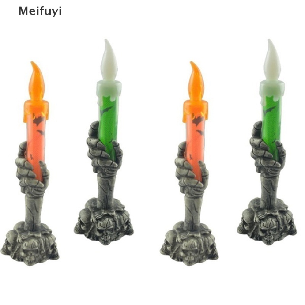 Giá Đỡ Đèn Hình Đầu Lâu Độc Đáo Trang Trí Tiệc Halloween