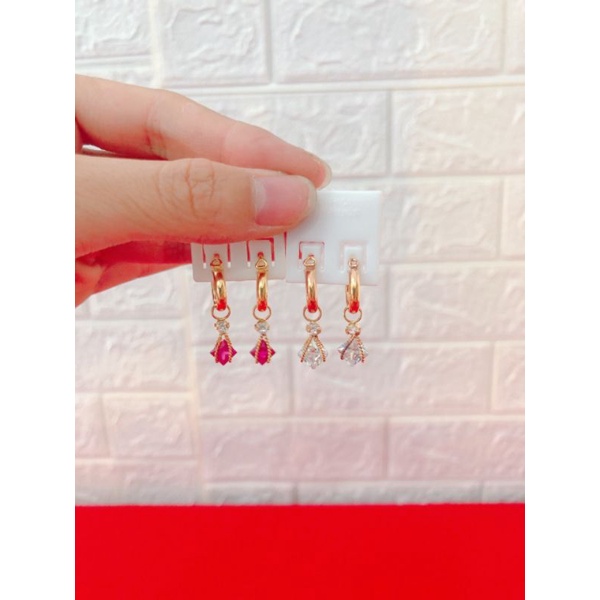 Hoa tai trẻ em vàng 6k