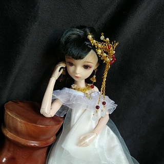 (trang sức búp bê) mũ đội cổ trang p2