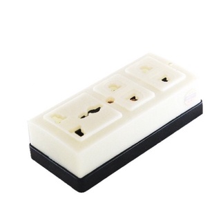 Ổ Cắm 3 đa năng TLK3-OC12 VINAKIP Ổ Cắm 3 Nối Dây Điện Đa Năng