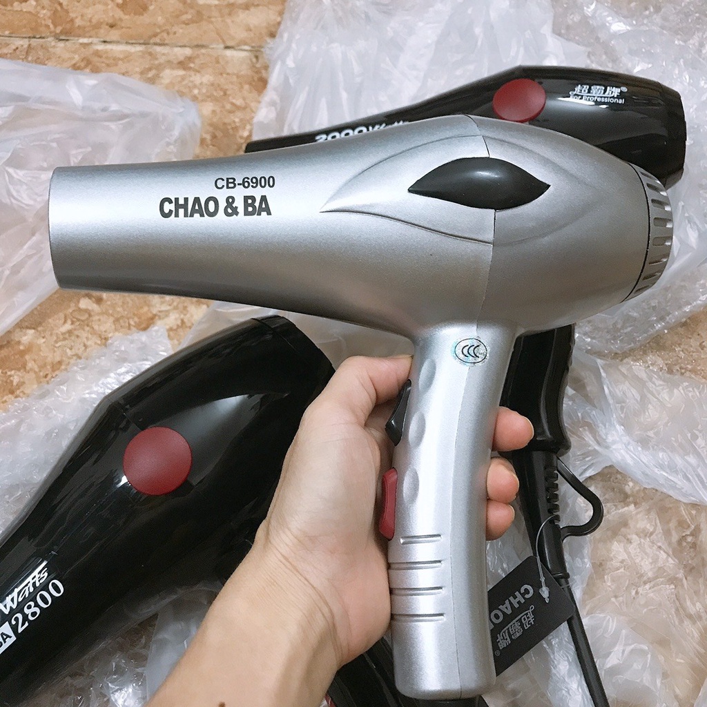 Máy Sấy Tóc Chuyên Nghiệp Công Suất Mạnh Cho Salon Tóc, Barbershop CHAO&BA CB-6900