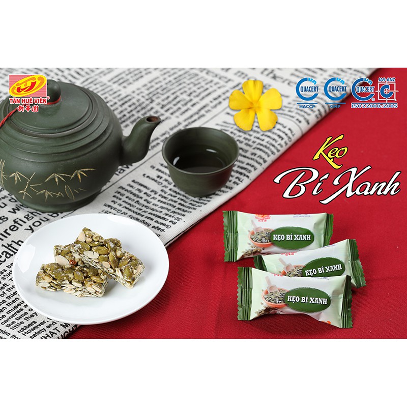 KẸO ĐẬU PHỘNG BÍ XANH TÂN HUÊ VIÊN - GÓI 200g