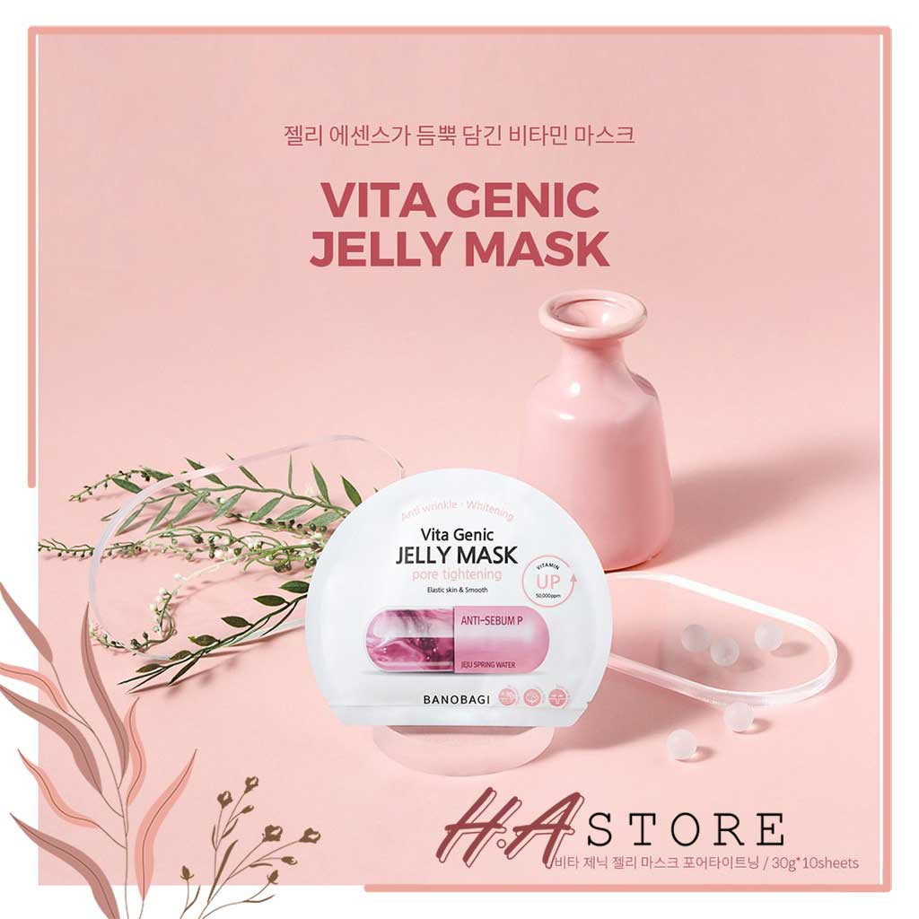 Mặt Nạ Vita Genic BANOBAGI JELLY MASK Mẫu mới 2020