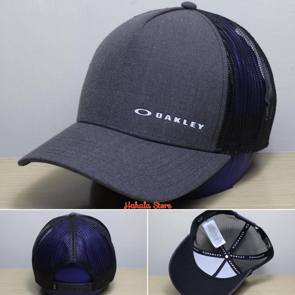 Mũ lưỡi trai (nón kết) O.akley chính hãng (Authentic), form cứng, mầu xám