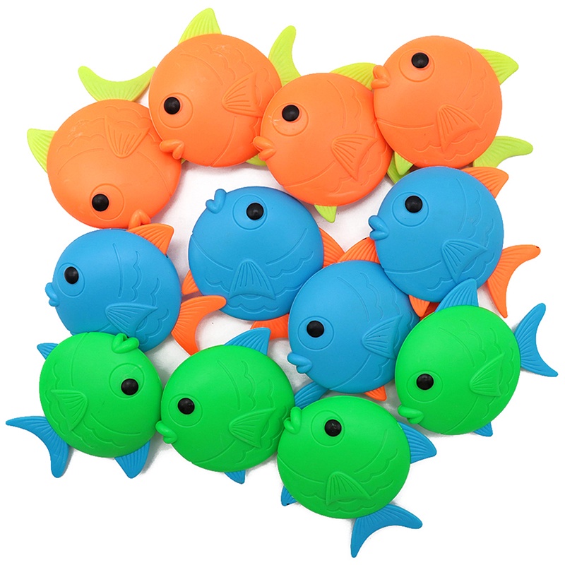 【Aorain.vn】3pcs Diving Fish Toys Beach Water Diving Kids Swimming Pool Diving Fish Toy