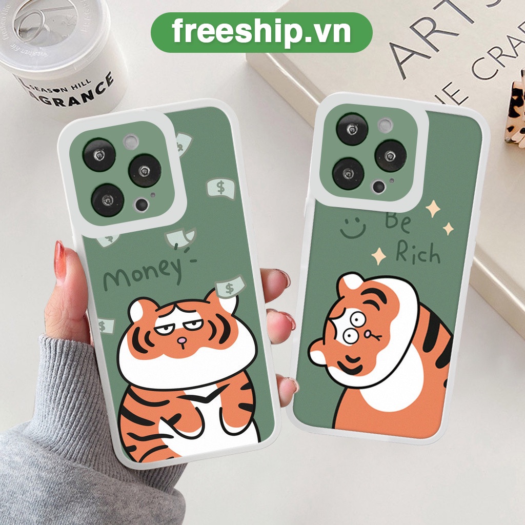 Ốp lưng iphone Hổ béo bóng cạnh vuông 6/6plus/6s/6splus/7/7plus/8/8plus/x/xr/xs/11/12/13/pro/max/plus/promax G21