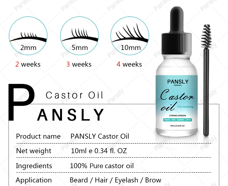 Tinh dầu hạt thầu dầu PANSLY kích thích mọc lông mi/lông mày/râu hiệu quả 10ml | BigBuy360 - bigbuy360.vn