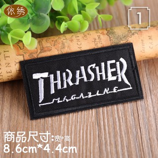 Sticker Ủi Thêu Chữ Thrasher