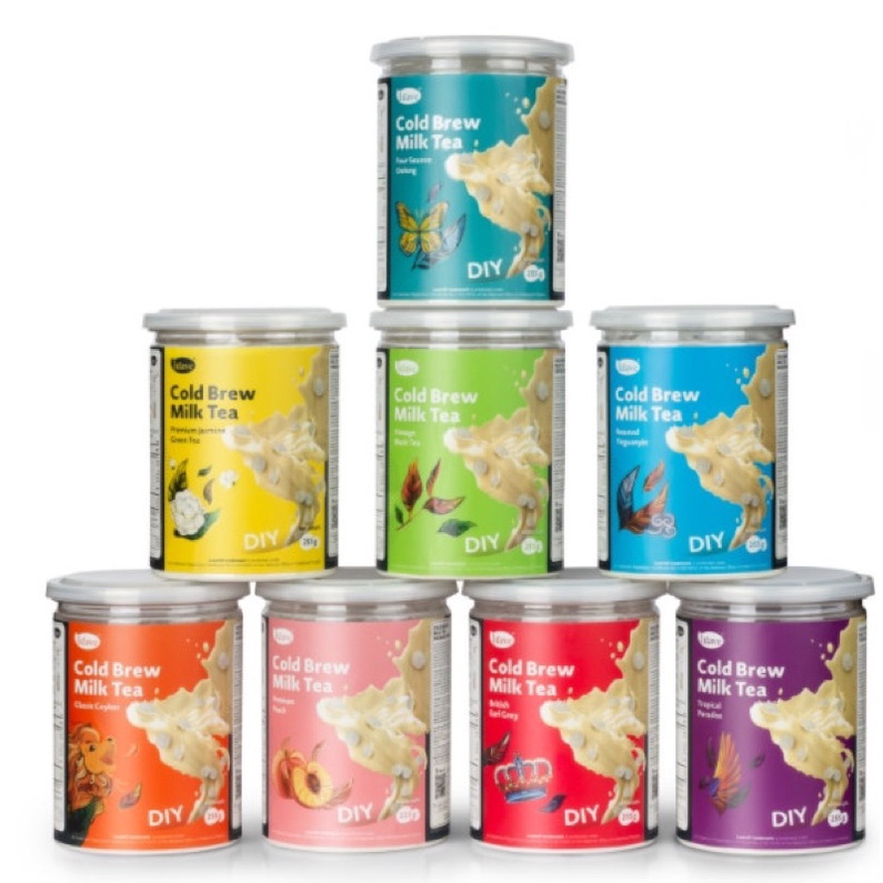 Trà Sữa Ủ Lạnh Lúave Cold Brew Milk Tea (8 Vị) - Pha được 1-1,2L - Không cần nấu/Không cần thêm sữa đặc - 255GR