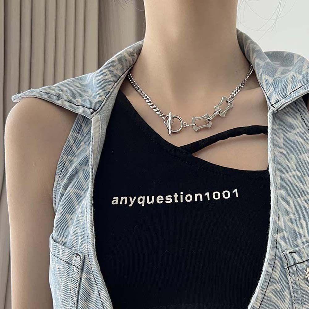 AROMA Vòng Cổ Choker Phong Cách Hip Hop Hàn Quốc Cá Tính Dành Cho Nữ