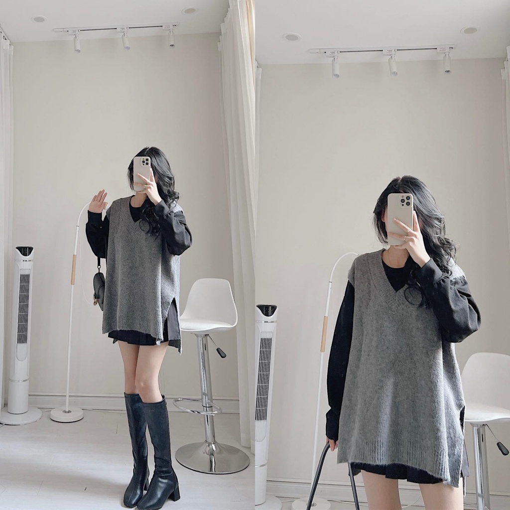 Áo gile dáng rộng by Samhyewear