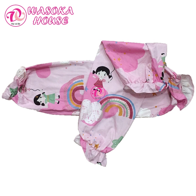 Vỏ gối ôm trẻ em kích thước 70cm, vải cotton satin hàn quốc đẹp, mềm mại, thoáng mát, nhiều họa tiết đáng yêu