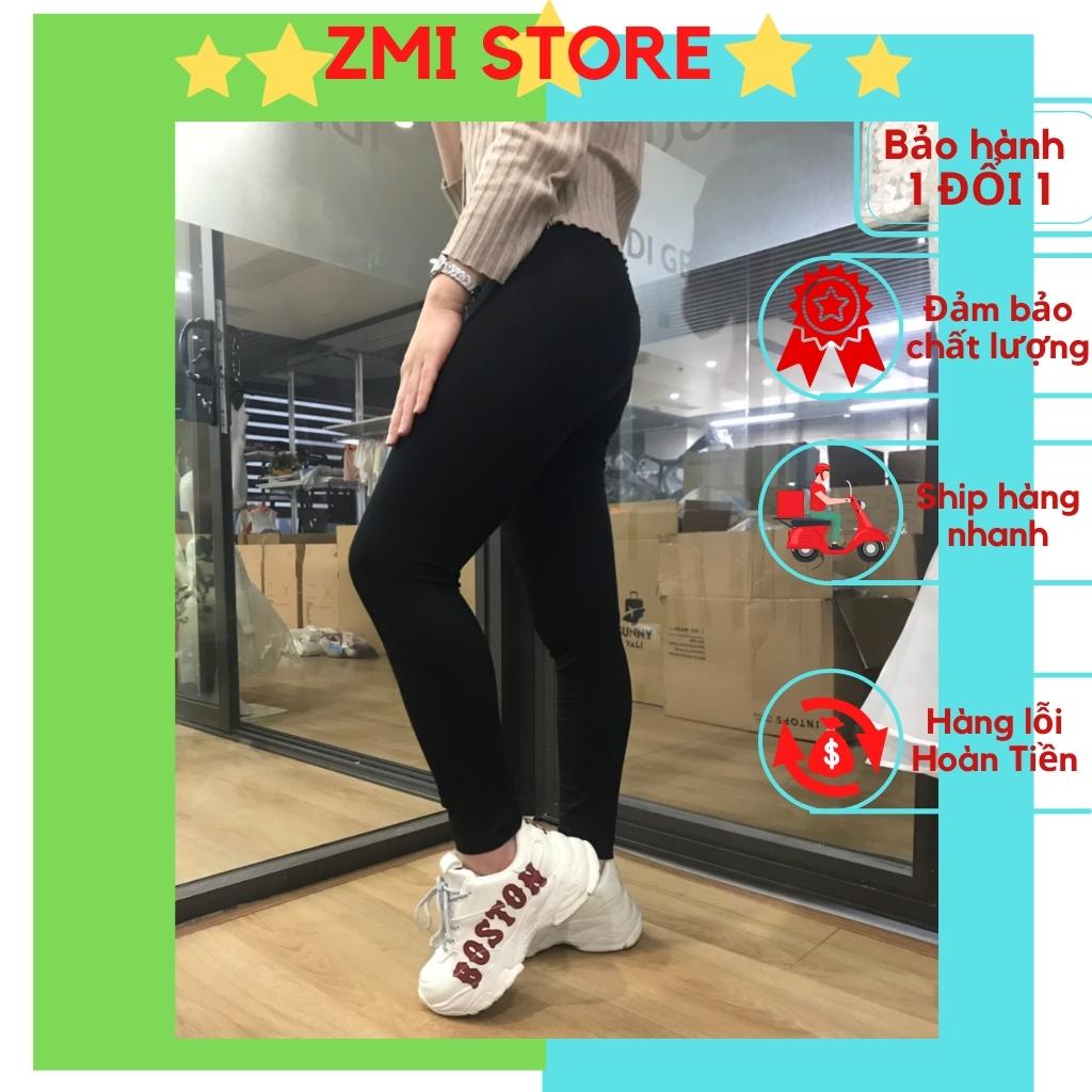 Quần legging nữ, Chất umi hàn giữ nhiệt ôm bó vải dày dặn chuẩn sịn hàng xuất Fullsize từ 40 - 60kg cho chị em lựa chọn | BigBuy360 - bigbuy360.vn