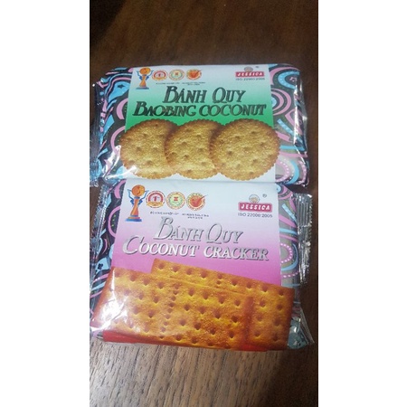 (Quận6) Bánh quy đường-bánh vuông đường-bánh tròn đường Coconut Cracker