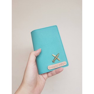 Vỏ bọc hộ chiếu khắc tên