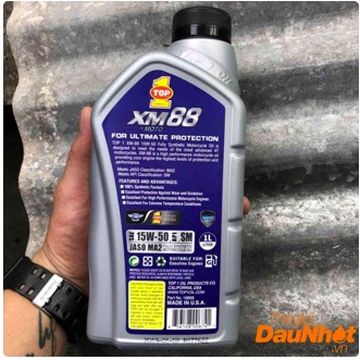 Dầu nhớt xe máy TOP 1 XM88 MOTO 15W50