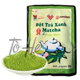 50g BỘT TRÀ XANH ĐÀI LOAN CÂN TÚI ZIP k Nhãn