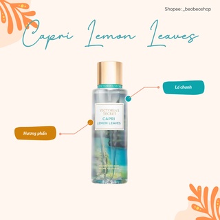 Xịt thơm bodymist Victoria’s Secret Capri Lemon Leaves - 250ml