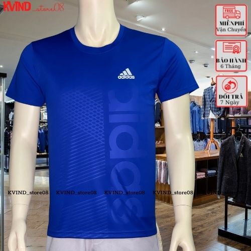 ⭐ Áo Thun Nam Áo Thể Thao Nam Vân Chìm 3d 6 màu Chất Liệu Thun Lạnh _KVINDstore08