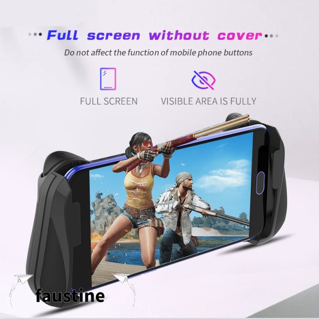 Bluetooth 4.0 Gamepad PUBG Controller PUBG Mobile Triggers Joystick Wireless Joypad for iPhone XS Android Tablet