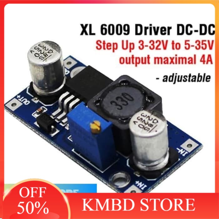 Mạch Tăng Áp Xl 6009 Dc-dc 3-32v Sang 5-35v Max 4A