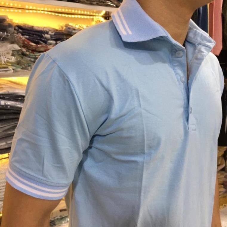 Áo đôi nam nữ cổ bẻ Áo đôi polo đẹp chất thun cotton 100% !  ྇