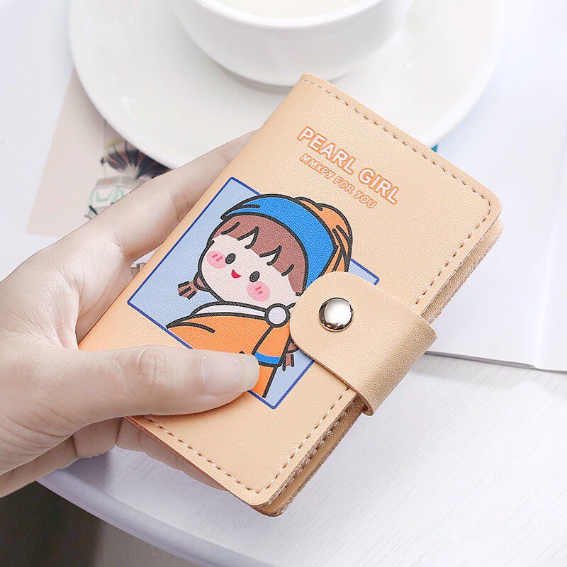 Ví nữ đựng thẻ mini cute nhiều ngăn dễ thương 24 ngăn bỏ túi nhỏ gọn giá rẻ thời trang Hàn Quốc cao cấp đẹp LUKADO VN43