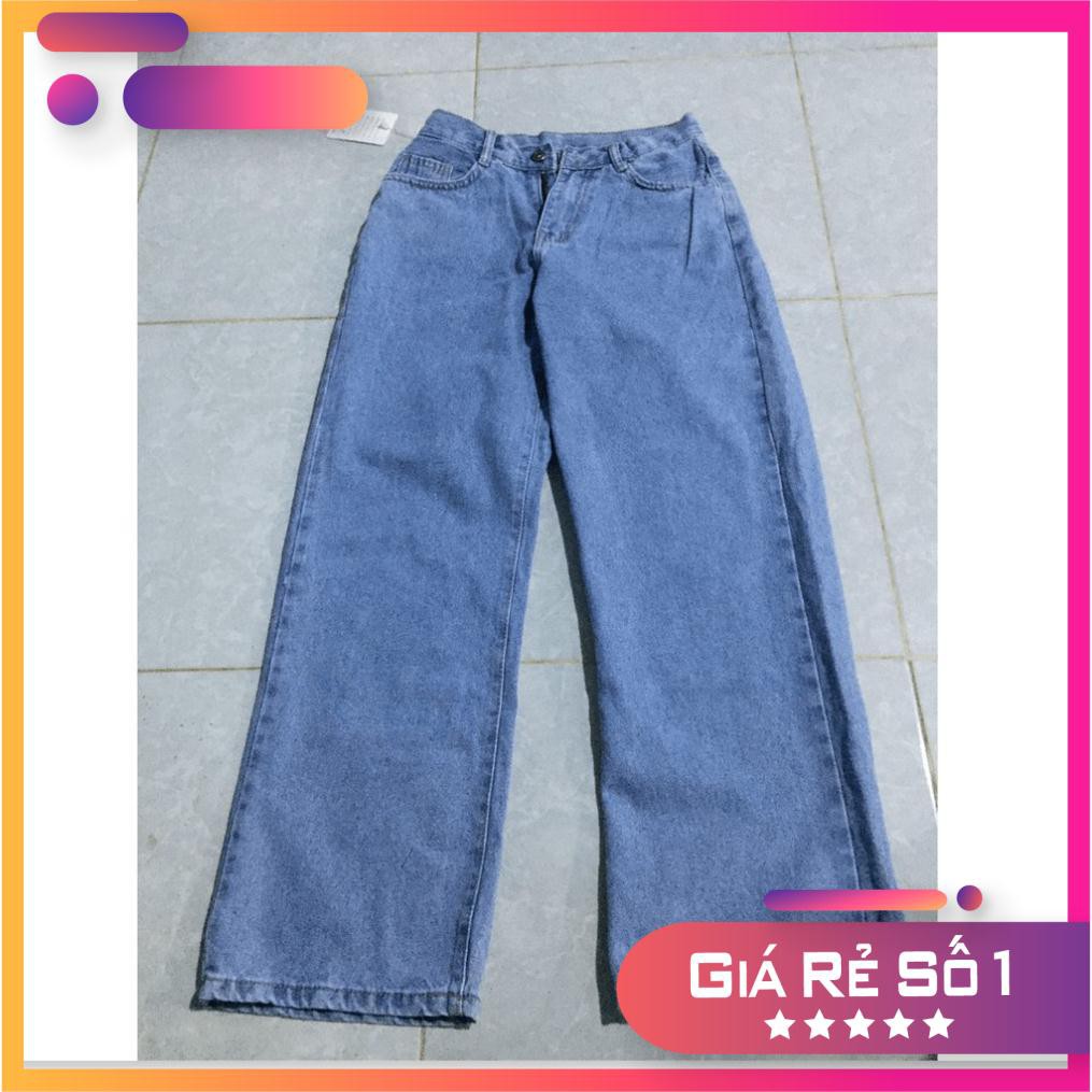 quần jean nữ ống rộng lưng cao ulzzang hàn quốc | BigBuy360 - bigbuy360.vn