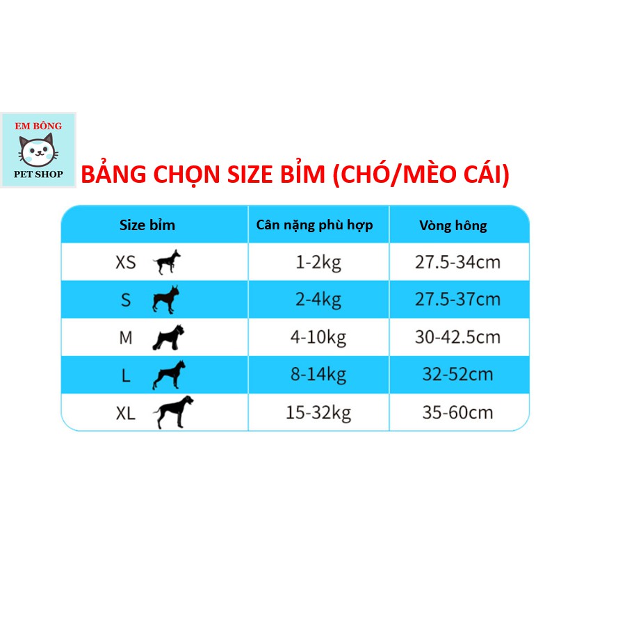 [Miếng lẻ] Bỉm cho chó/mèo , hãng Taotaopet nổi tiếng