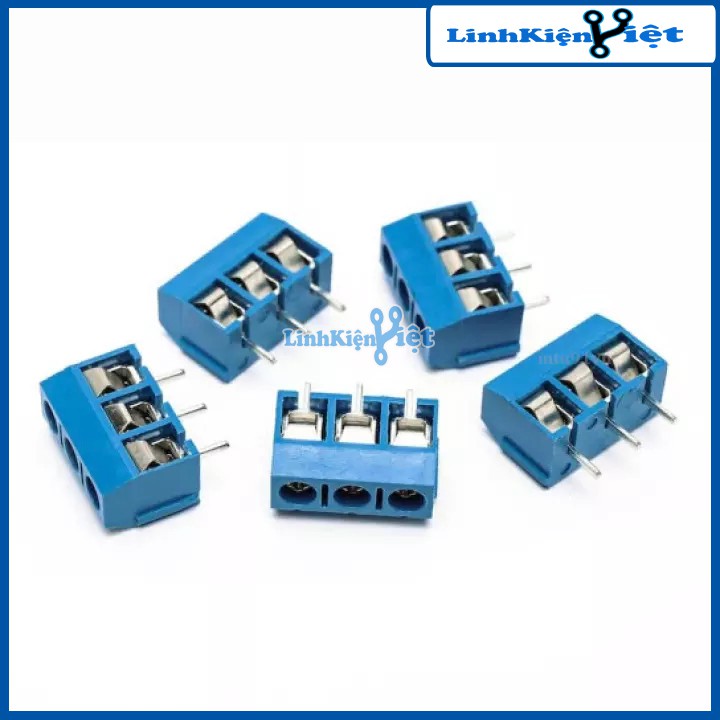 Cọc đấu Terminal KF301 điện áp 300V dòng điện 15A 2 chân, 3 chân tùy chọn