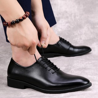 Giày nam công sở da bò thật ISHOESVN IS203
